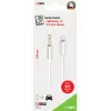 Cavo audio 2GO 797218 1 m 3,5 mm Lightning bianco