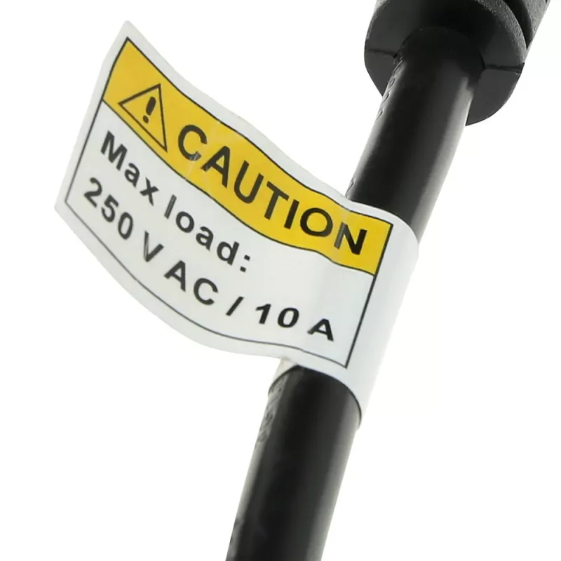 Cavo di alimentazione ACT C14 - tipo F femmina (corrente max 10A) nero 0,6 m