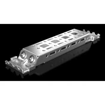 Guida per rack Rittal AX 2394.210, acciaio, 4 pezzi, 800 g ciascuno