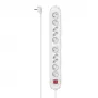 Hama 00223041 distributore di corrente 1,5 m 10 uscite AC per interni bianco