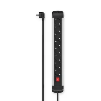 Hama 00223105 ciabatta multipla 1,5 m 8 uscite AC per interni nero, grigio