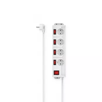 Hama 00223121 prolunga 1,4 m 4 prese AC per interni bianco