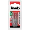 kwb INDUSTRIAL STEEL BITS 50 MM TORX T15 3 pezzi