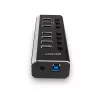 Lindy hub USB 3.0 4 porte con 3 porte Quick Charge 3.0