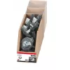 KWB 607833 spazzola a disco, doppio spessore, filo d'acciaio HSS ondulato, per trapani e avvitatori a batteria