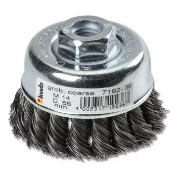 Spazzola a tazza KWB 719236 diametro 6,6 cm gambo 1,4 cm