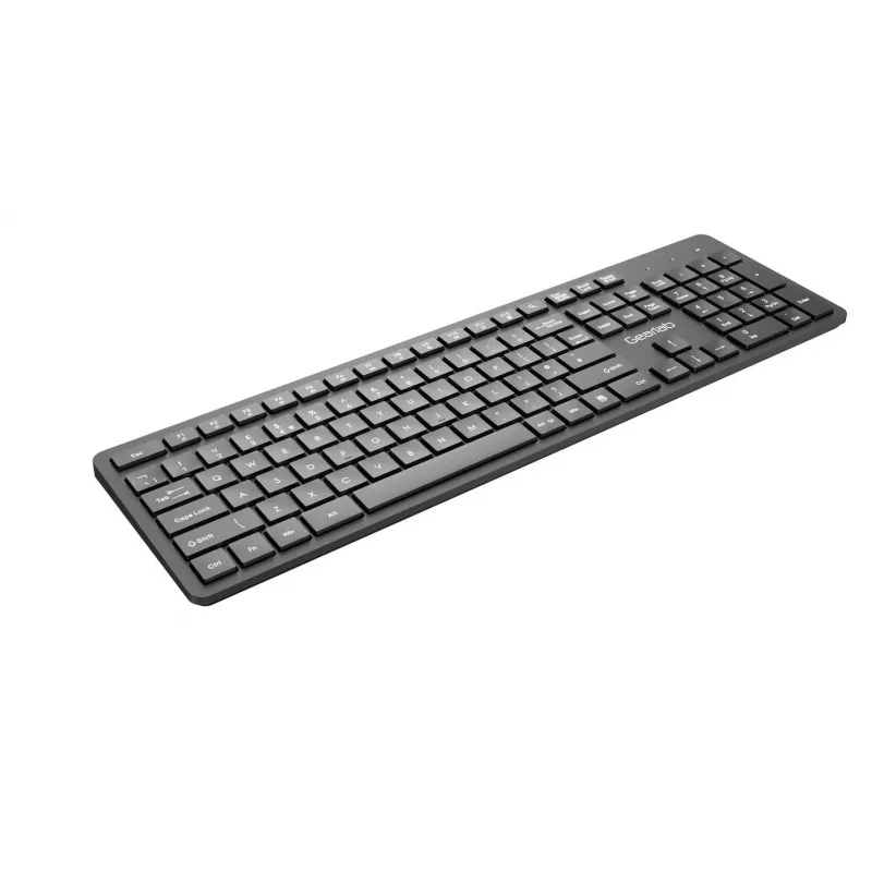 Tastiera eSTUFF GLB211302 Office USB QWERTY UK English nero