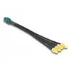 Cavo coassiale DeLOCK 90143 0,2 m Mini FAKRA Z 4 x SMA nero