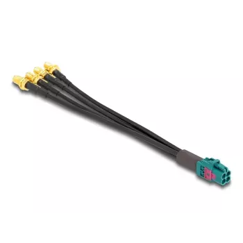 Cavo coassiale DeLOCK 90143 0,2 m Mini FAKRA Z 4 x SMA nero