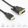 ACT AK3734 Adattatore per cavo video 1 m HDMI Type-A (standard) DVI-D nero