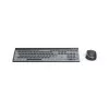 Hama WKM-750 set tastiera e mouse wireless multi-dispositivo, LED, QWERTZ, nero