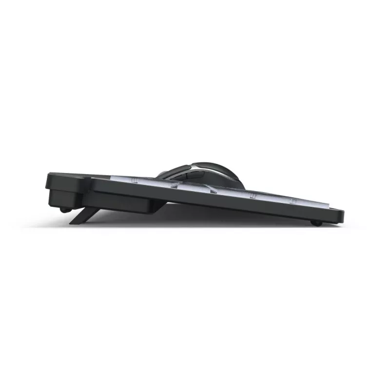 Hama WKM-750 set tastiera e mouse wireless multi-dispositivo, LED, QWERTZ, nero