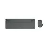 Hama WKM-750 set tastiera e mouse wireless multi-dispositivo, LED, QWERTZ, nero