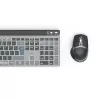 Hama WKM-750 set tastiera e mouse wireless multi-dispositivo, LED, QWERTZ, nero