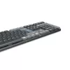 Hama WK-800 tastiera meccanica wireless multi-dispositivo, LED, QWERTZ, nera