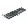 Hama WK-800 tastiera meccanica wireless multi-dispositivo, LED, QWERTZ, nera