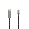Cavo HDMI Hama 00200509 1,5 m HDMI Type-A (standard) USB Type-C nero