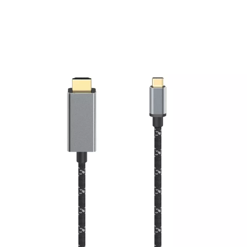 Cavo HDMI Hama 00200509 1,5 m HDMI Type-A (standard) USB Type-C nero