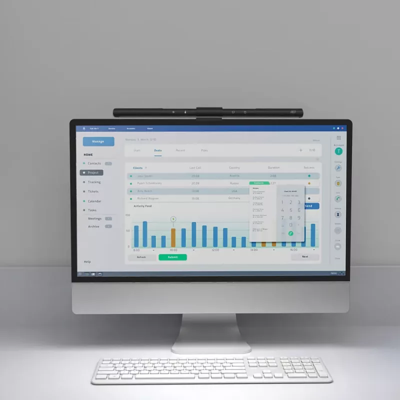 Barra luminosa LED per monitor ACT AC8055 — lampada da schermo dimmerabile alimentata via USB