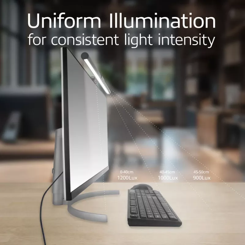 Barra luminosa LED per monitor ACT AC8055 — lampada da schermo dimmerabile alimentata via USB