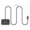 Manhattan lettore di smart card a contatto USB-C con slot MicroSD, connettore USB Type-C su interfaccia lettore a contatto e microSDXC, supporta Windows, macOS e Linux, legge SIM con adattatore, cavo 1 m, nero, tre anni di garanzia