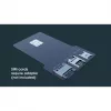 Manhattan lettore di smart card a contatto USB-C con slot MicroSD, connettore USB Type-C su interfaccia lettore a contatto e microSDXC, supporta Windows, macOS e Linux, legge SIM con adattatore, cavo 1 m, nero, tre anni di garanzia