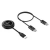 Manhattan kit presentazione wireless HDMI 1080p, set da 2 pezzi con ricevitore HDMI e dongle trasmettitore HDMI per la trasmissione wireless di un segnale video da laptop/tablet/smartphone a TV o proiettore HDMI, nero