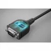 Manhattan cavo convertitore USB-C a seriale, 1 m, connettore maschio su connettore maschio, seriale/RS232/COM/DB9, chip Prolific PL2303GT, cavo nero, tre anni di garanzia