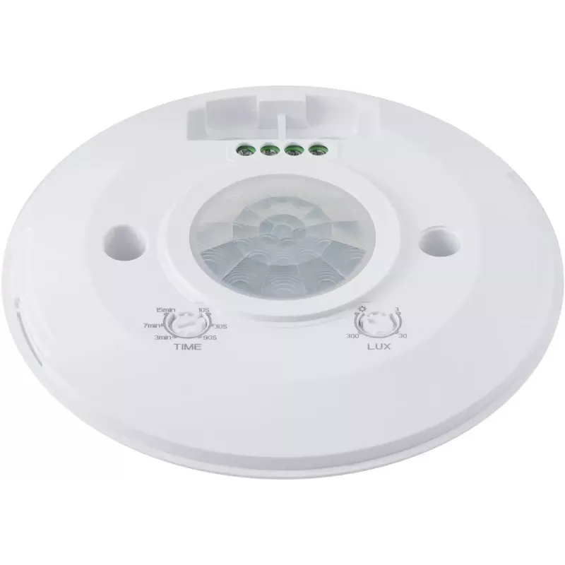 Renkforce 1488533 Rilevatore di movimento PIR da soffitto, 360 gradi, relè, bianco, IP20