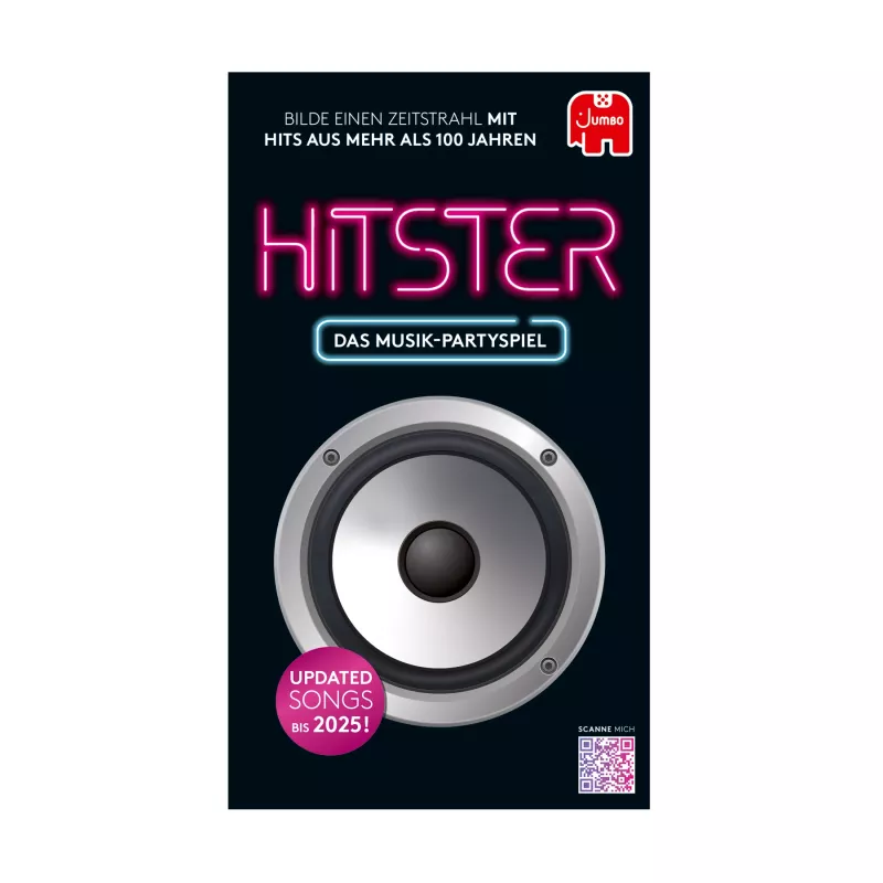 Jumbo Hitster (edizione tedesca), gioco di carte, party, 16 anni, 30 min, 30 min