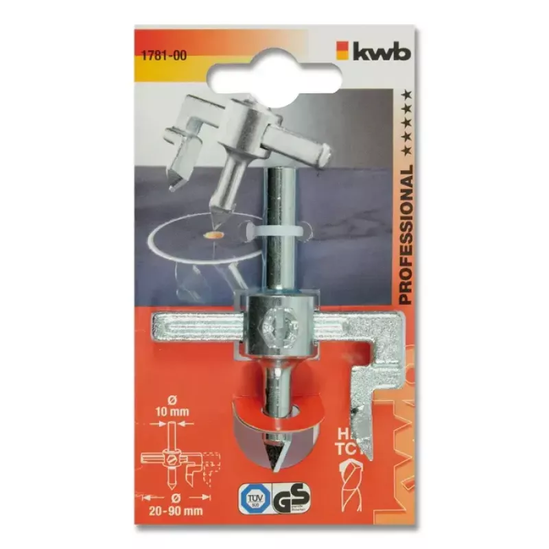 Fresa a tazza KWB 178100 diametro 9 cm