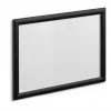 Cornice Durable 479701 — cornice singola in alluminio/plastica, nera, 327×451×12 mm