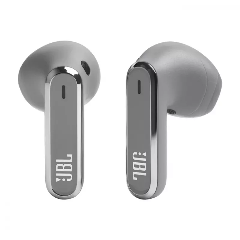 JBL LIVE FLEX cuffie senza fili in-ear per chiamate/musica Bluetooth argento