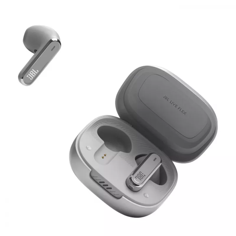 JBL LIVE FLEX cuffie senza fili in-ear per chiamate/musica Bluetooth argento