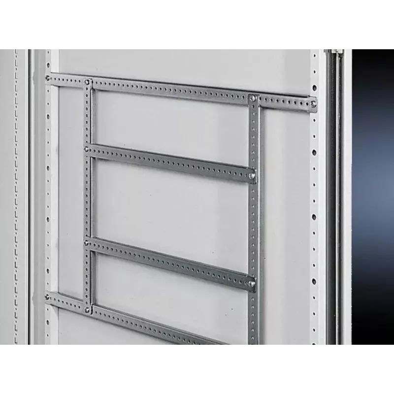 Accessorio per server/rack Rittal TS 4309.000 — case in acciaio, argento, profondità 390 mm, compatibile con TS/SE/CM/TP