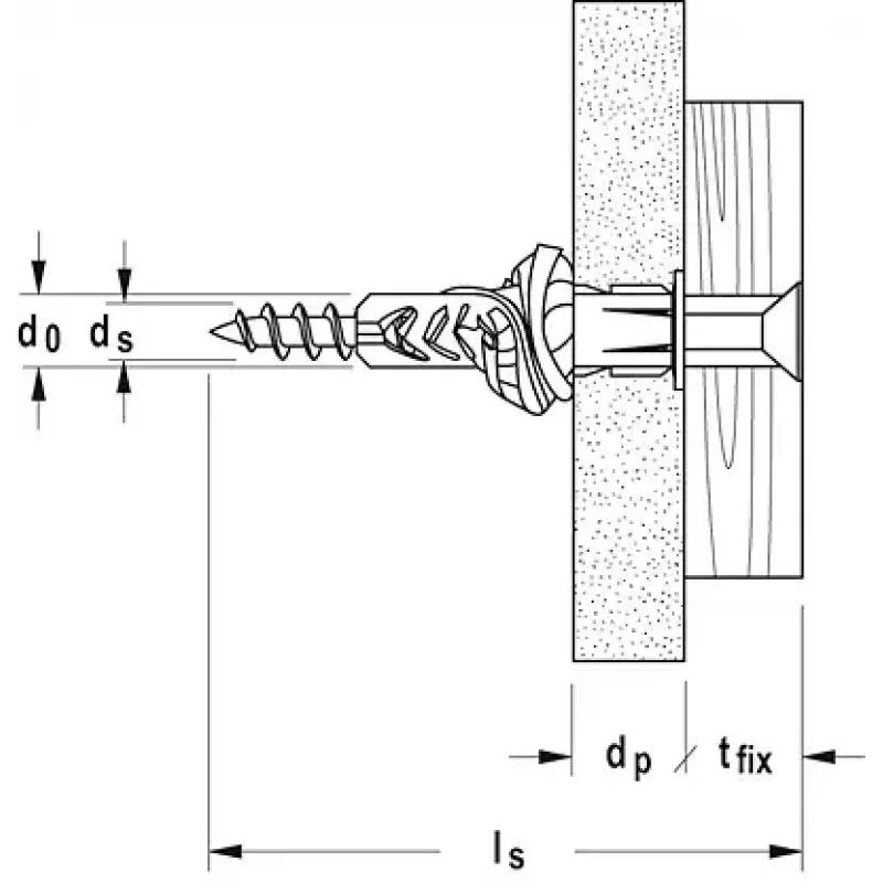 Tassello universale Fischer UX 6 x 35 R S/20