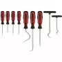 Punteruolo KS Tools 550.1070 punta, manico nero-rosso