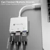 Techly IADAP USB31-HDMIPTY dock per laptop/replicatore di porte con filo USB 3.2 Gen 1 (3.1 Gen 1) Type-C argento