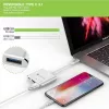 Techly IADAP USB31-HDMIPTY dock per laptop/replicatore di porte con filo USB 3.2 Gen 1 (3.1 Gen 1) Type-C argento