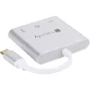 Techly IADAP USB31-HDMIPTY dock per laptop/replicatore di porte con filo USB 3.2 Gen 1 (3.1 Gen 1) Type-C argento