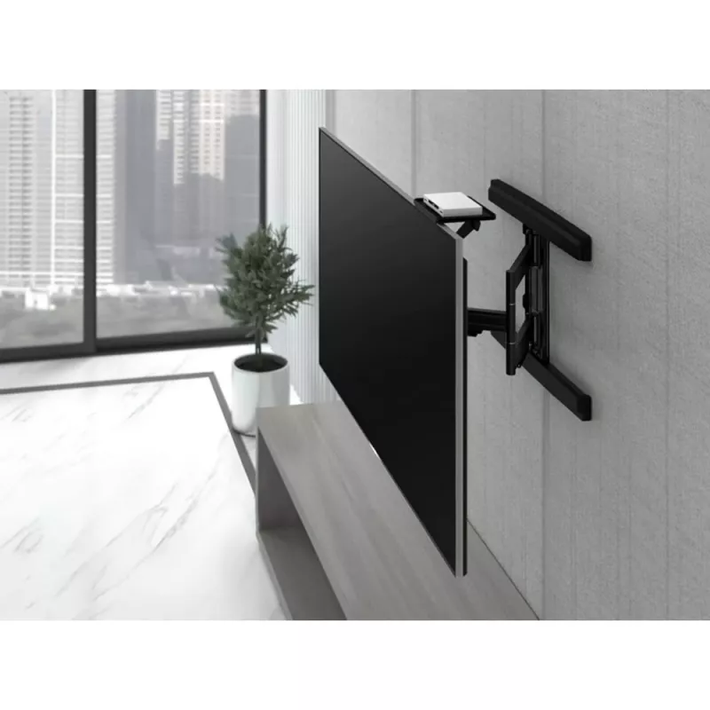 Techly ICA-DRS 902 mensola per apparecchi AV nero plastica
