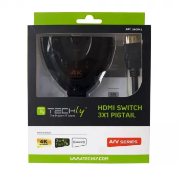 Commutatore video Techly IDATA HDMI-3F30