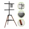 Supporto/base per TV Techly ICA-TR58 165,1 cm (65 pollici) nero, legno
