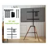 Supporto/base per TV Techly ICA-TR58 165,1 cm (65 pollici) nero, legno