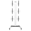 Supporto a pavimento Techly per 3 TV LCD/LED 32-55 pollici per videowall