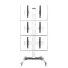 Supporto a pavimento Techly per 3 TV LCD/LED 32-55 pollici per videowall