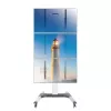 Supporto a pavimento Techly per 3 TV LCD/LED 32-55 pollici per videowall