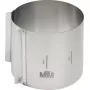 RBV Birkmann 429413 Easy Baking anello per torte, extra alto, rotondo, acciaio inox, 150 mm