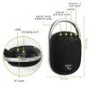 Altoparlante portatile/da festa Techly ICASBL321BK mono altoparlante portatile nero 5 W