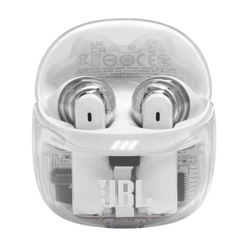 Cuffie JBL Tune Flex 2 Ghost Edition — True Wireless (TWS) in-ear, Bluetooth, 20–20000 Hz, bianco